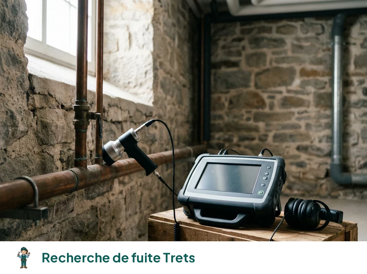 Recherche de fuite à Trets