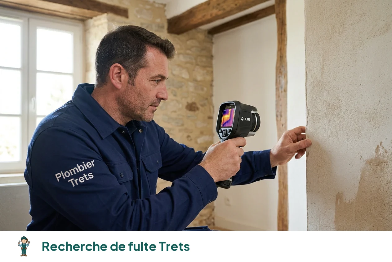 Recherche de fuite à Trets