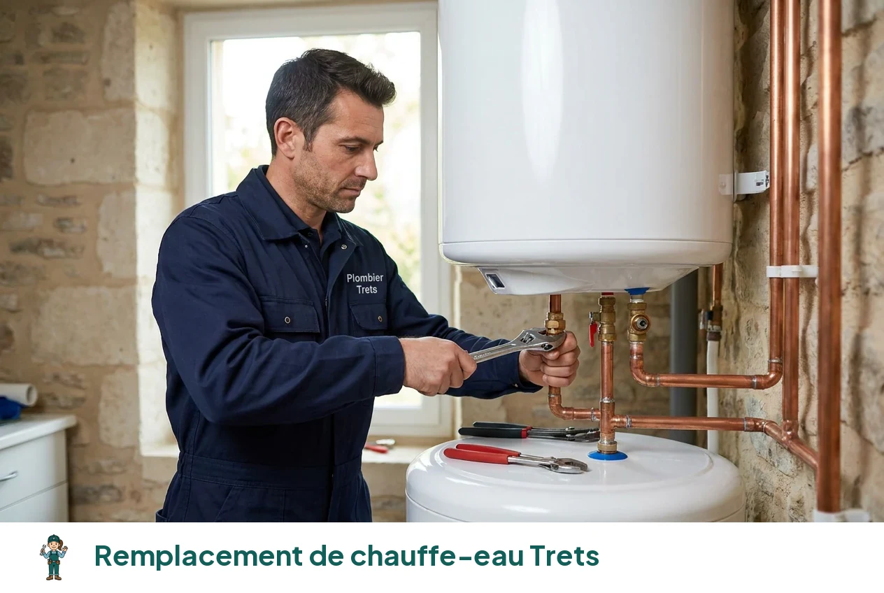 Remplacement de chauffe-eau à Trets