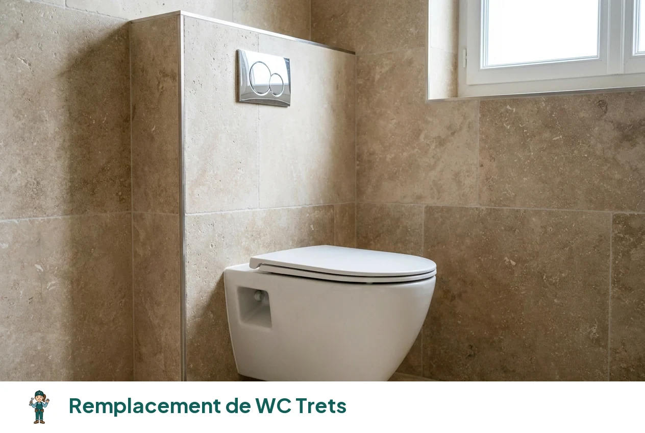 Remplacement de WC à Trets