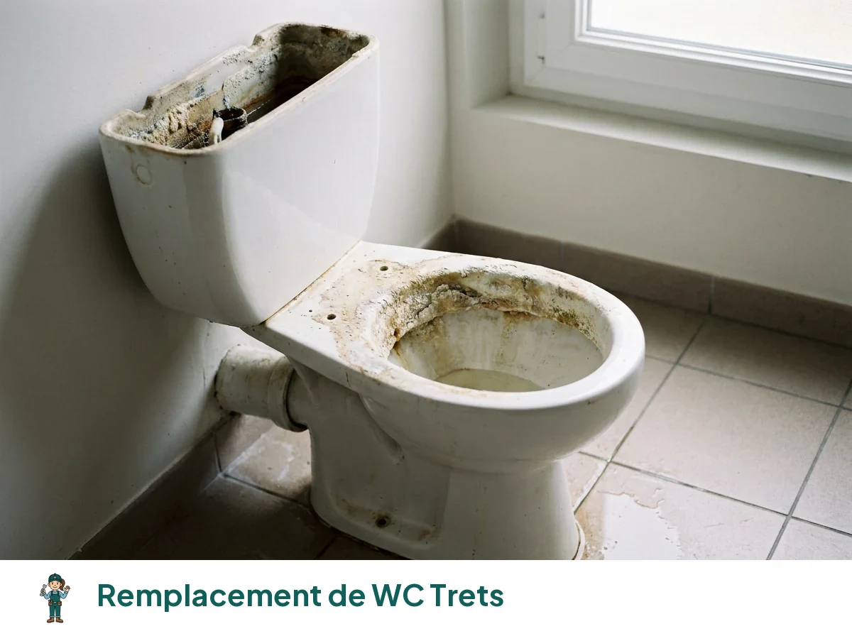 Remplacement de WC à Trets