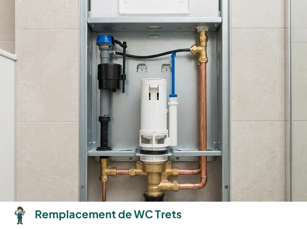 Remplacement de WC à Trets