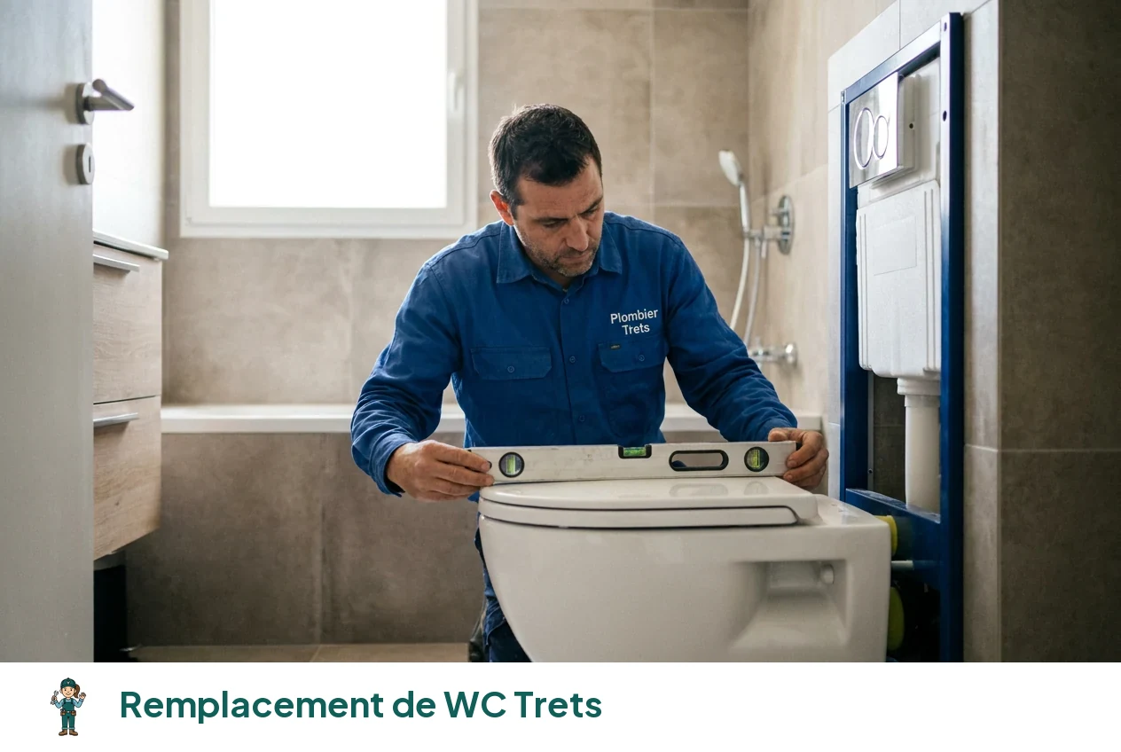 Remplacement de WC à Trets